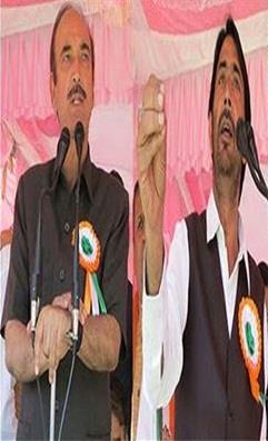 Azad, Mir greet people on Shab-e-Qadar